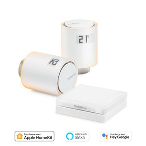 Starter Pack – 2 Têtes Thermostatiques Connectées et Intelligentes NETATMO