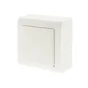 Poussoir saillie complet Besto, blanc