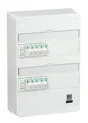 Tableau électrique équipé précâblé T1-T2 2 rangées Resi9 XP, SCHNEIDER ELECTRIC