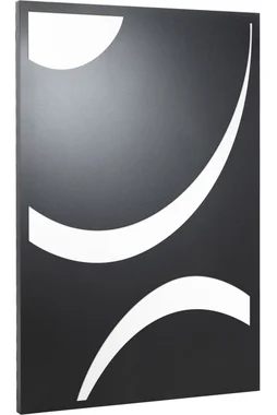 Plaque de protection murale noir sable EQUATION Eclipse 1, l.80 cm x H.120 cm