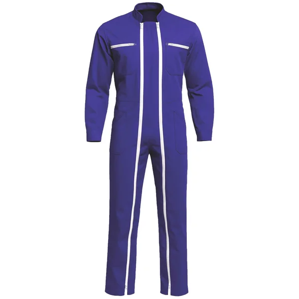 Combinaison de travail CATERPILLAR double zip bleu taille S