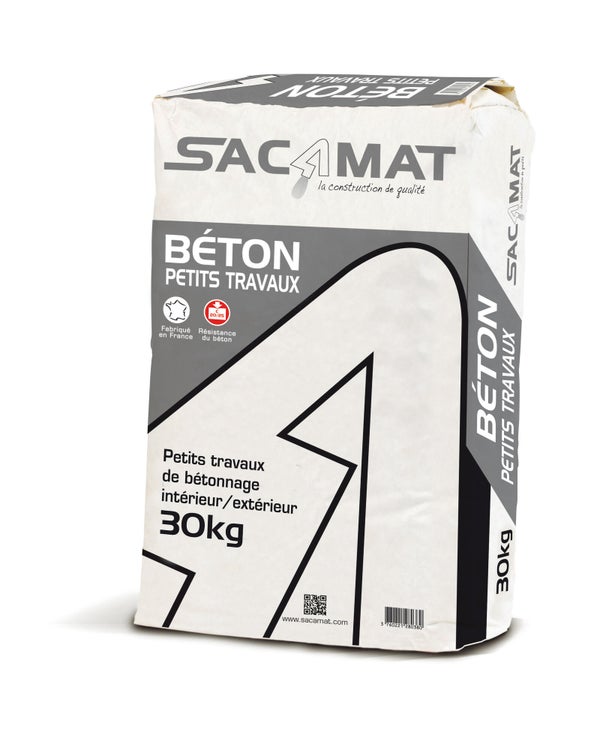 Béton prêt à l'emploi SACAMAT, 30 kg