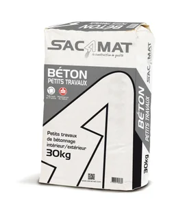 Béton prêt à l'emploi SACAMAT, 30 kg
