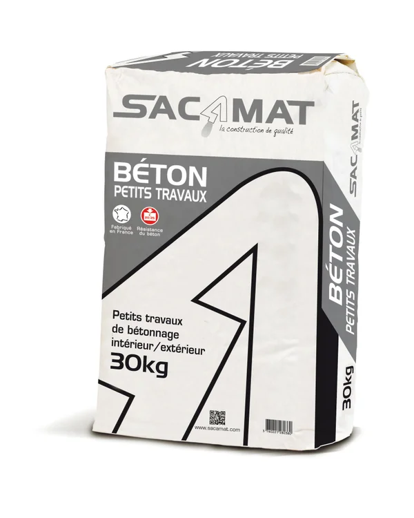 Béton prêt à l'emploi SACAMAT, 30 kg