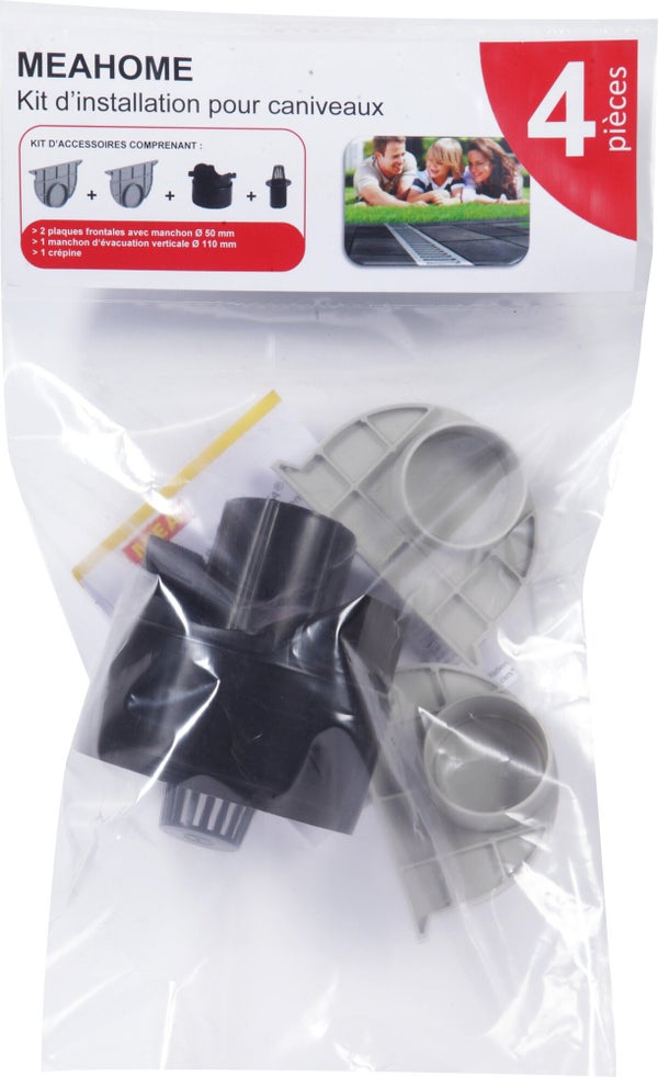 Kit accessoires pour caniveau