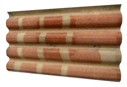 Plaque de toiture grande onde fibrociment l.0.96 x L.1.2 m CALLIBO