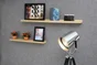 Etagere murale chene massif naturel brut, L.60 x H.8 x P.8 cm, Ep.2