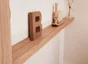 Etagere murale chene massif naturel brut, L.60 x H.8 x P.8 cm, Ep.2