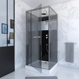 Cabine de douche carre L.90 x l.90 cm, Reflect