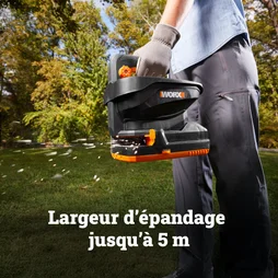 Epandeur à main sans batterie worx 20v wg869.9