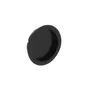 Poignee porte coulissante ronde zamak noir
