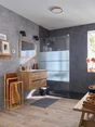 Dalle murale PVC gris clair chicago DUMAWALL L. 65 x l. 37.5 cm, Ep. 5 mm