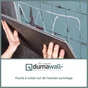 Dalle murale PVC gris clair chicago DUMAWALL L. 65 x l. 37.5 cm, Ep. 5 mm