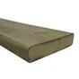 Planche de bois en pin, L.240 x l.14.5 cm x Ep.35 mm vert