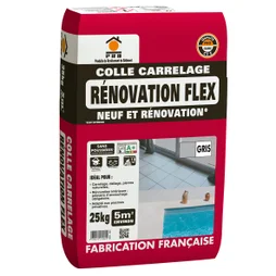 Mortier colle flex gris PRB, 25 kg