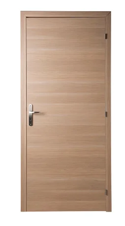 Bloc-porte fin de chantier MDF Madrid 2 H.204 x l.73 cm, poussant droit