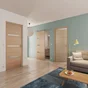 Bloc-porte fin de chantier MDF Madrid 2 H.204 x l.83 cm, poussant gauche