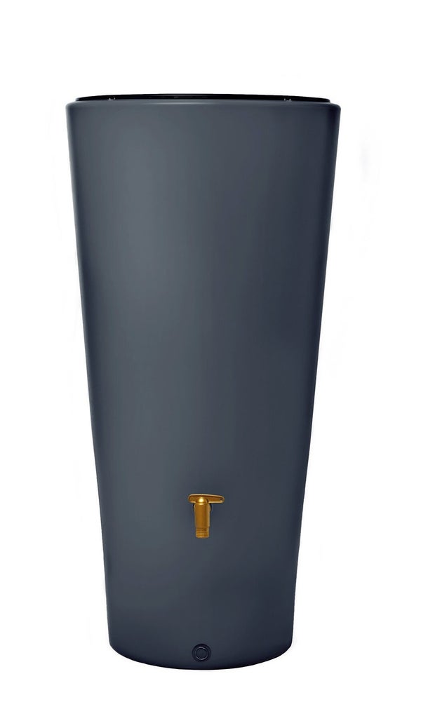 Récupérateur d'eau aérien GARANTIA VASO cylindrique graphite , 220 l
