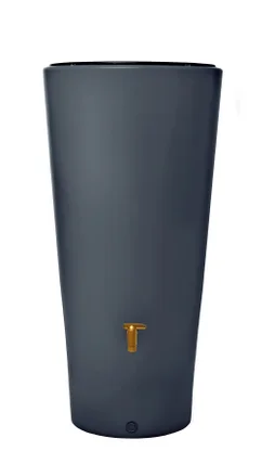 Récupérateur d'eau aérien GARANTIA VASO cylindrique graphite , 220 l