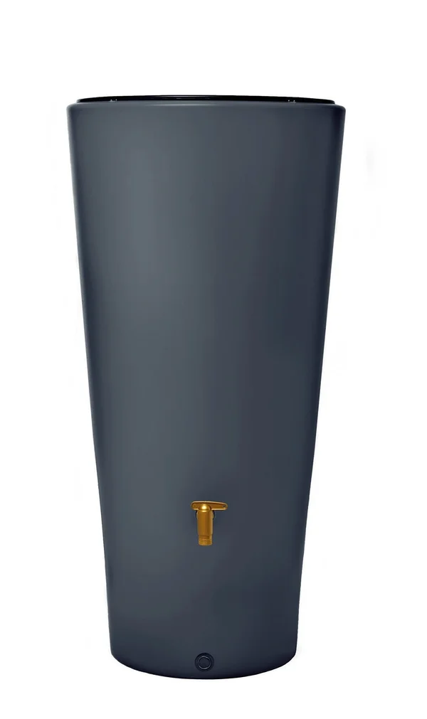 Récupérateur d'eau aérien GARANTIA VASO cylindrique graphite , 220 l