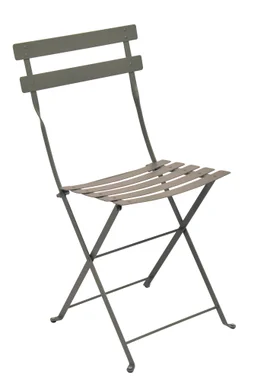 Chaise de jardin FERMOB Bistro en acier vert