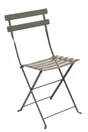 Chaise de jardin FERMOB Bistro en acier vert