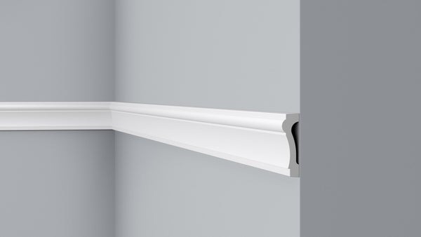 Cimaise en polymère haute densité CO3, 75 x 22 mm, 2 m
