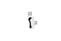 Cimaise en polymère haute densité CO3, 75 x 22 mm, 2 m