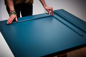 Cimaise en polymère haute densité CO3, 75 x 22 mm, 2 m