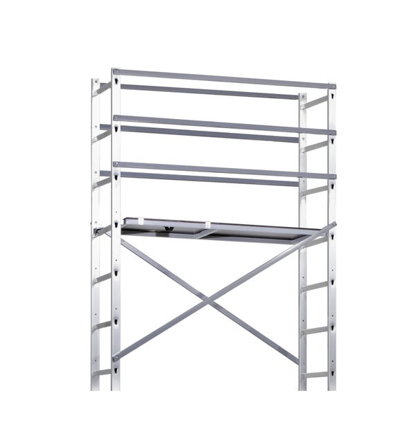 Rehausse aluminium hobbystep h6 pour hobbystep h4, hauteur de travail 6 m