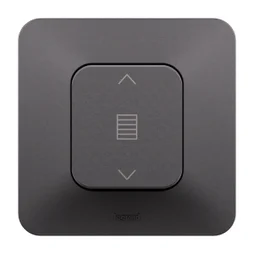 Interrupteur volet roulant complet neptune noir legrand