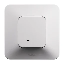 Interrupteur va-et-vient lumineux, LEGRAND Neptune, blanc