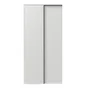 Portes de placard coulissantes, 2 portes, l.120 x H. 250 cm, blanc