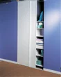 Portes de placard coulissantes, 2 portes, l.120 x H. 250 cm, blanc