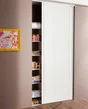 Portes de placard coulissantes, 2 portes, l.180 x H. 250 cm, blanc