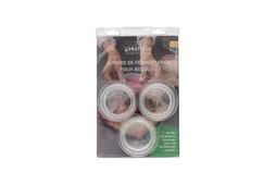 Poids fermentation en verre bocaux x6