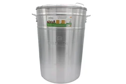 Cuiseur aluminium  90l 24 bocaux de 1 l +ressort x8
