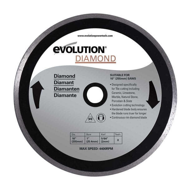 Lame diamant EVOLUTION Lamdrage3 255 mm