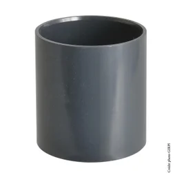 Manchon à coller pvc ardoise GIRPI, Dév.16 cm Diam.50 mm