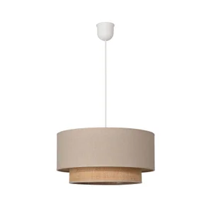 Suspension Bora, pyla/raphia, diam. 38 cm, E27