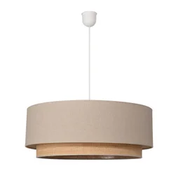 Suspension Bora, pyla/raphia, diam. 58 cm, E27