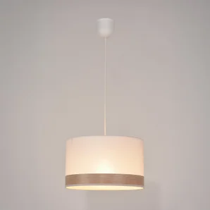 Suspension Raito, blanc/frêne, diam. 28 cm, E27