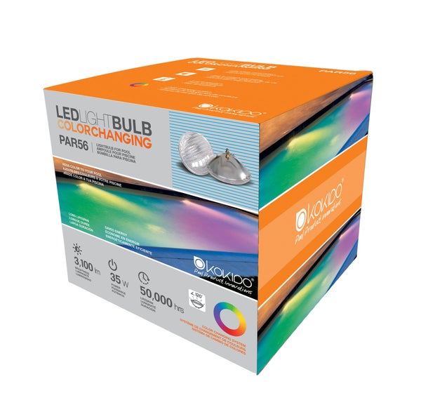 Lampe led pour piscine enterrée multicolore, 35 W Voir les détails du produit