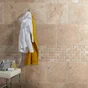 Travertin mur / sol effet pierre beige Travertin l.40.6 x L.40.6 cm