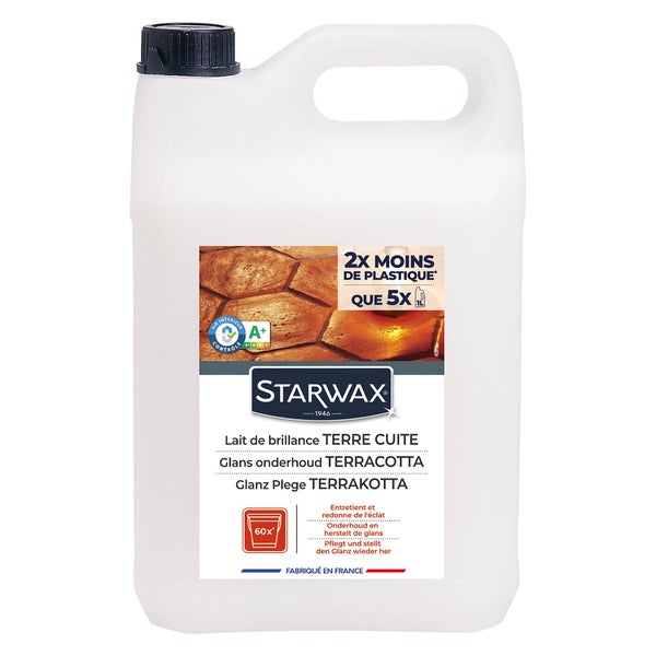 Lait de brillance tomettes 2 en 1 STARWAX 5 L