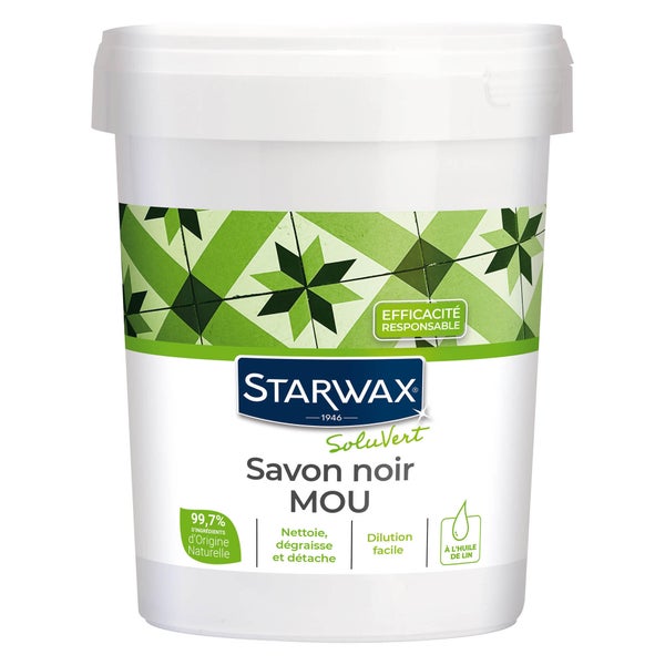 Savon noir mou STARWAX 1 Kg
