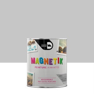 Peinture Magnétique Gris Satin Maison Deco Magnétik C'Est Génial ! 0.5 L