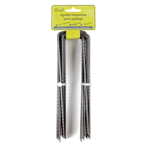 Lot de 12 agrafes de fixation de toile