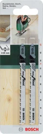 Lot De 2 Lames Coupe Fine Et Nette Bosch T101B Pour Lambris, Bois Et Pvc