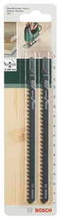 Lot De 2 Lames Coupe Rapide Et Grossière Bosch T344D Pour Scie Sauteuse